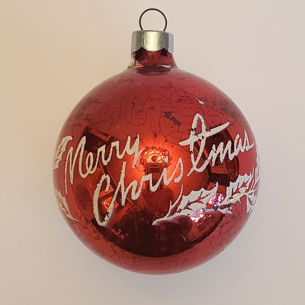 Vintage Mercury Glass ornament